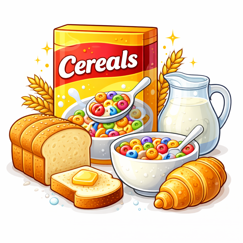 Bread, Cereals and Croissants