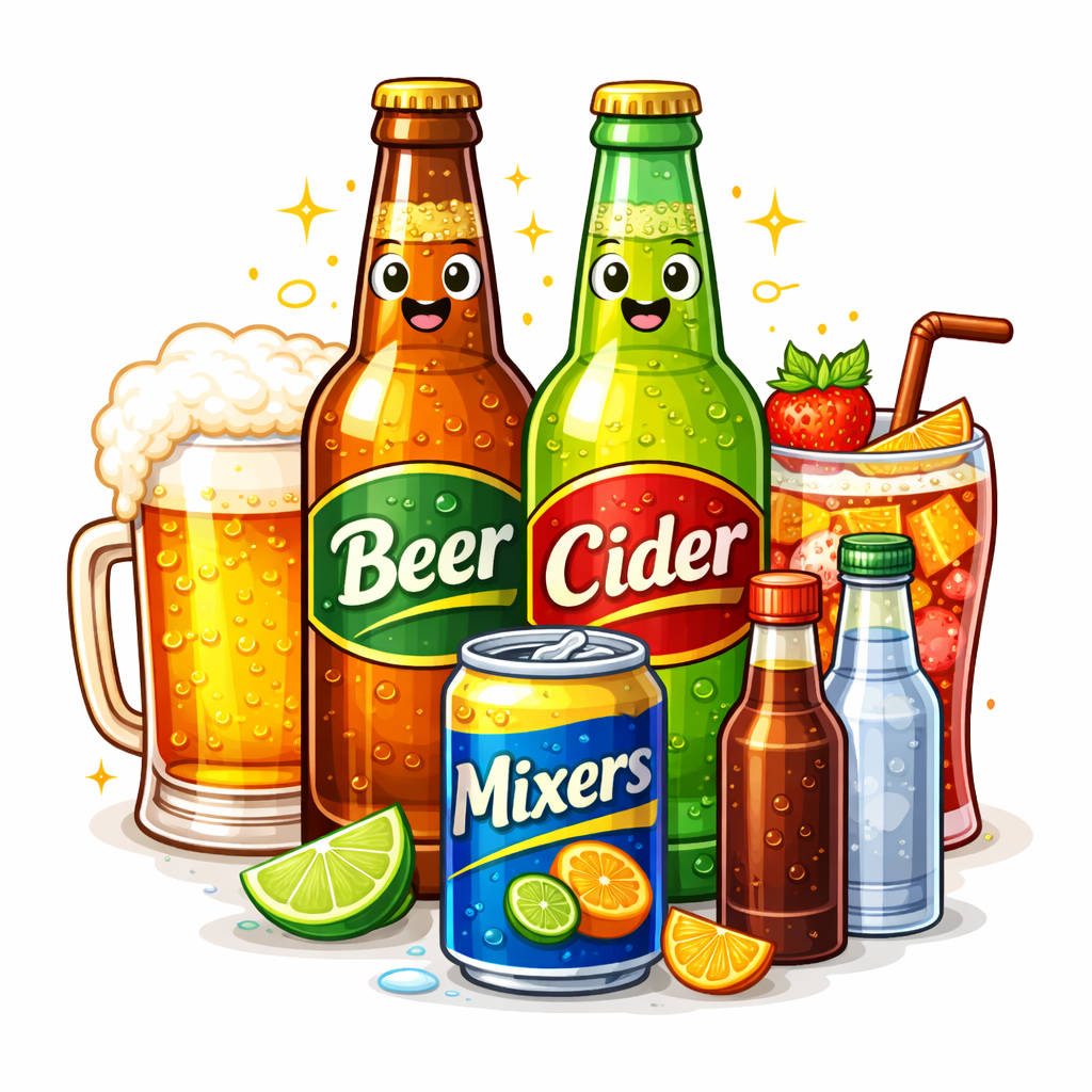 Beers, Ciders and Mix