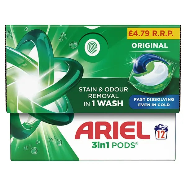Ariel Original All In One Pods 12 Wash