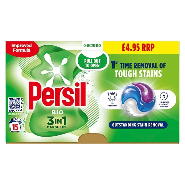 Persil Capsules Bio 15 Wash 15w