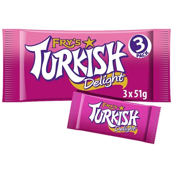 Cadbury Frys Turkish Delight 3pack 153g