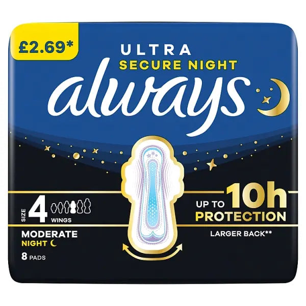 Always Ultra Secure Night Wings S4