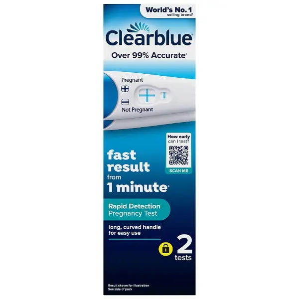 Clear Blue Visual Rapid Pregancy Test 2's