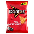 Doritos Chilli Heatwave Tortilla Chips Sharing Bag Crisps 70g