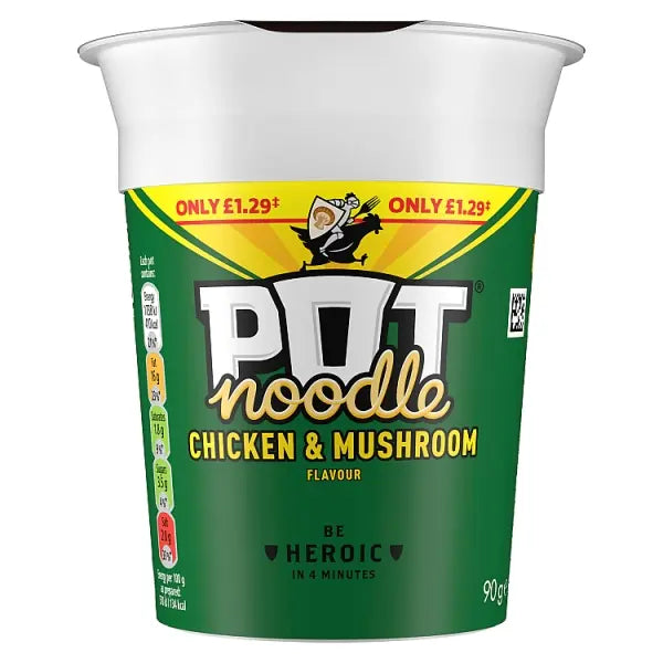Pot Noodle Standard Pot Chicken & Mushroom 90 g