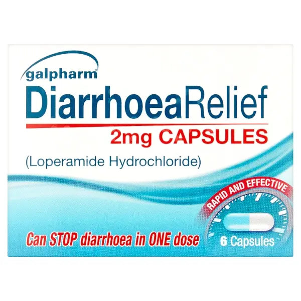 Diarrhoea Relief 2mg Capsules 6's