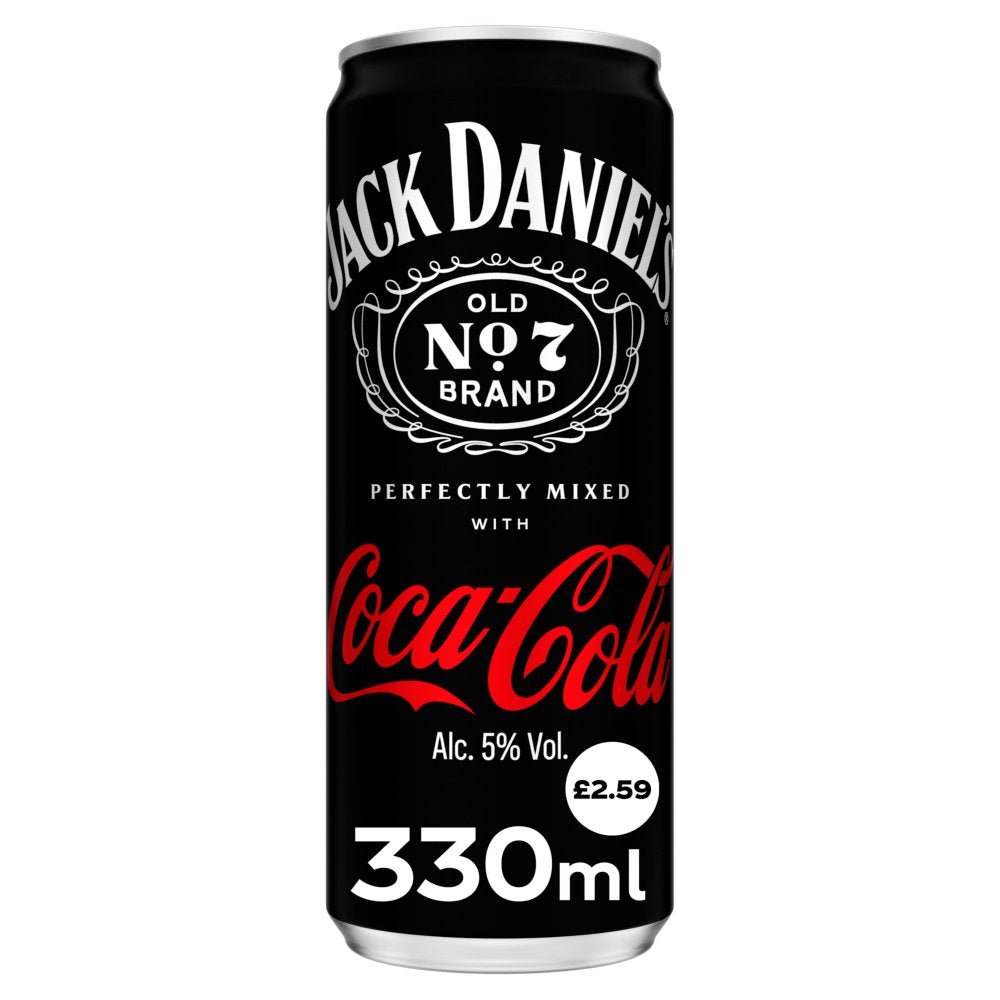 Jack Daniel's and Coca-Cola 330ml