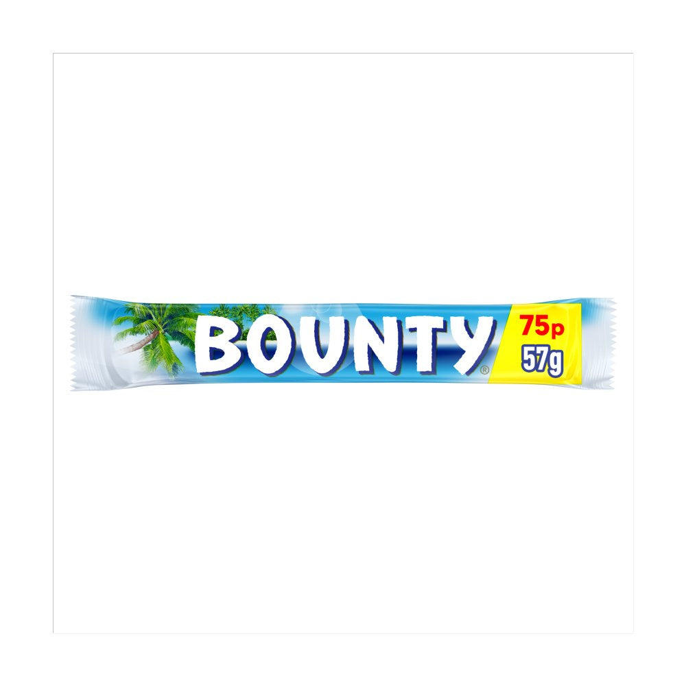 Bounty Coconut Milk Chocolate Bar Duo 57g