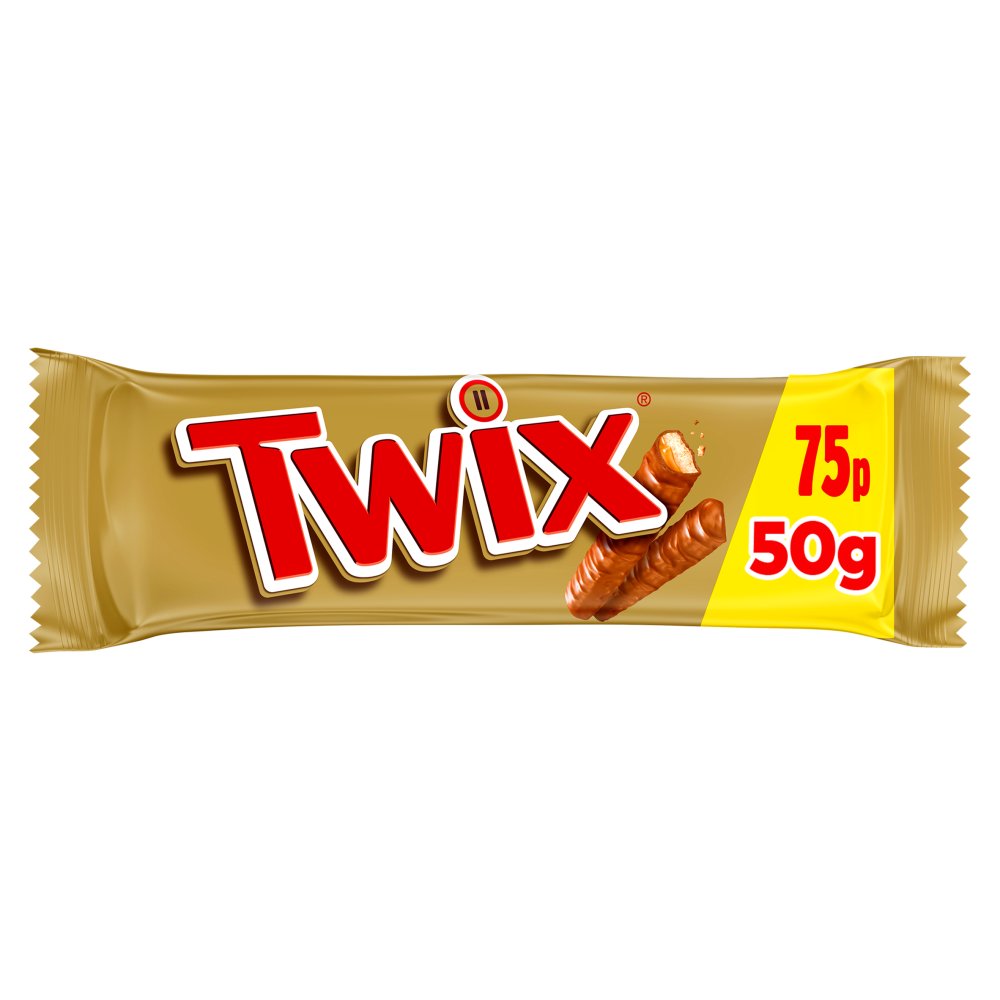 Twix Milk Chocolate Bar 50gm