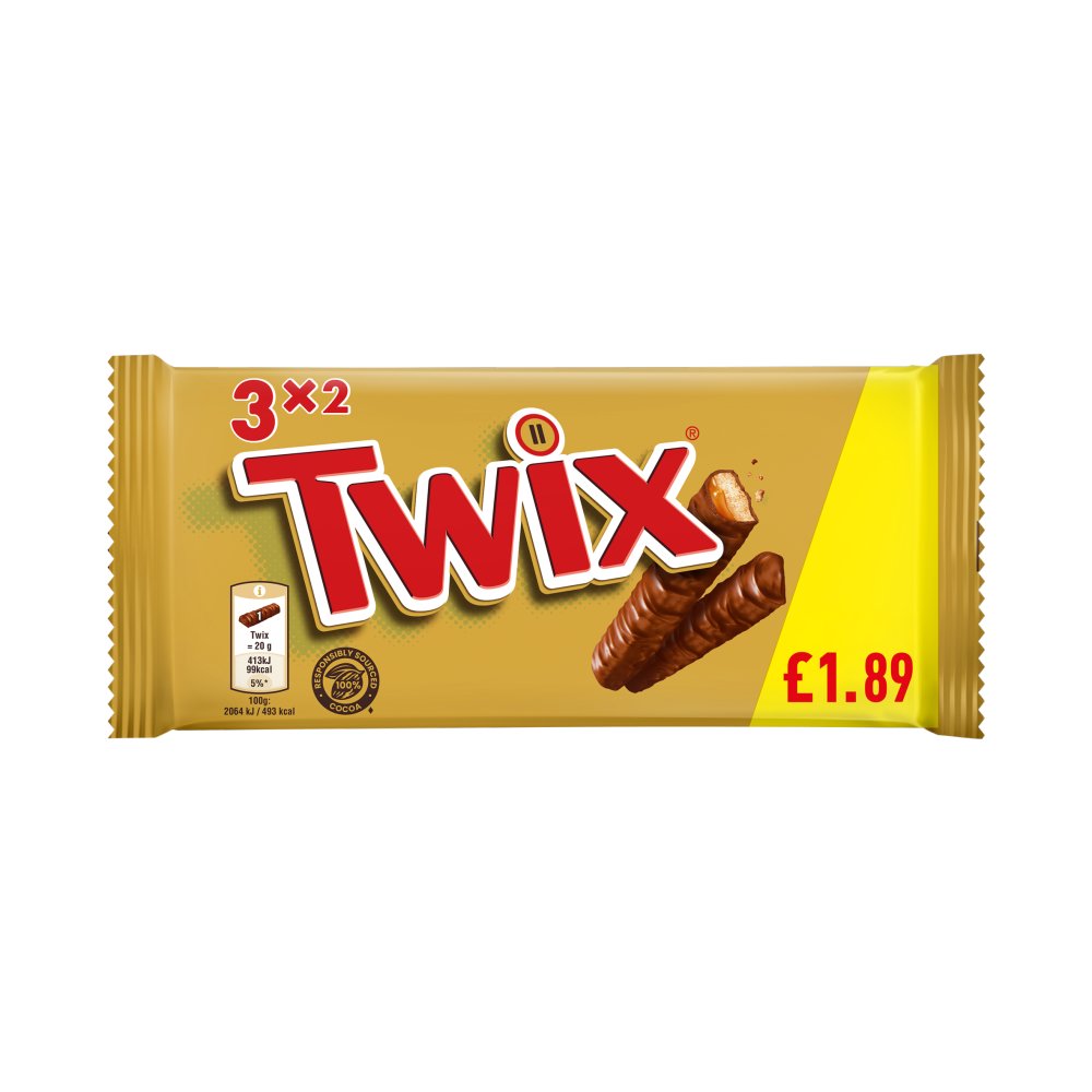 Twix Chocolate Biscuit Bar Multipack