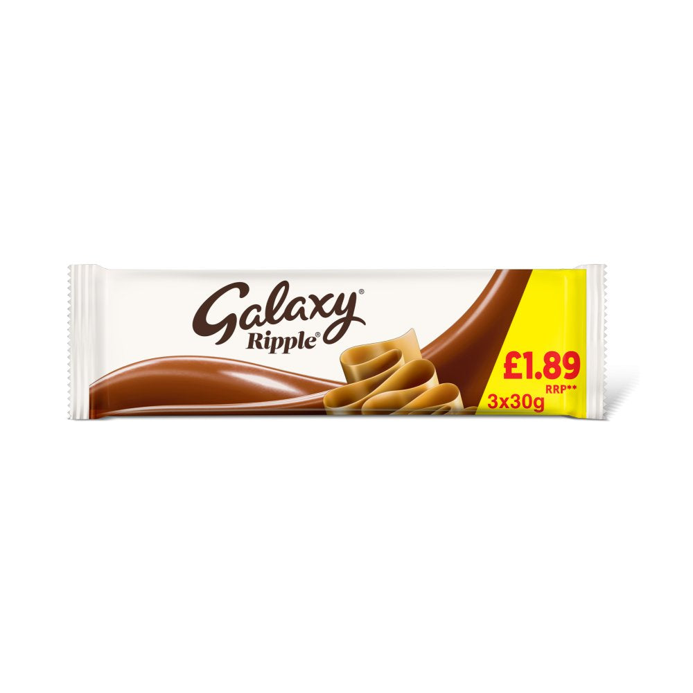 Galaxy Ripple Multipack Chocolate Bars 3 x 30g