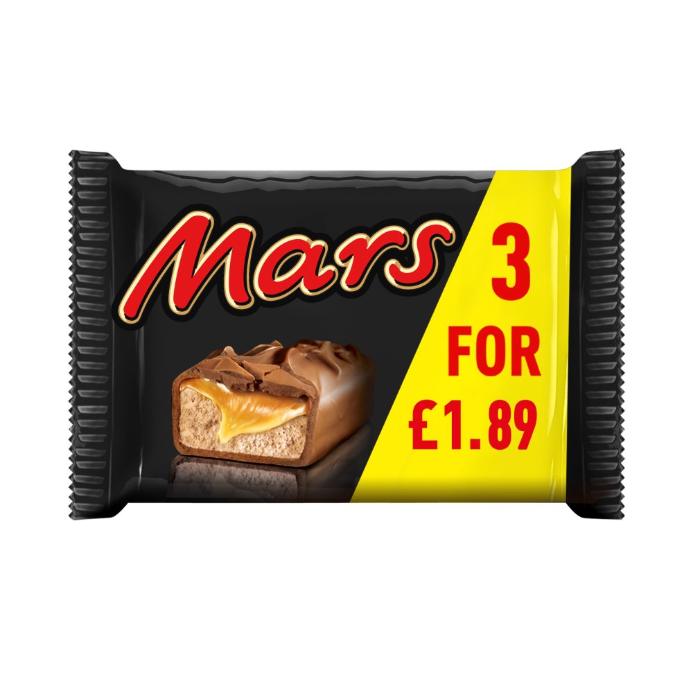 Mars Caramel, Nougat & Milk Chocolate Snack Bars Multipack