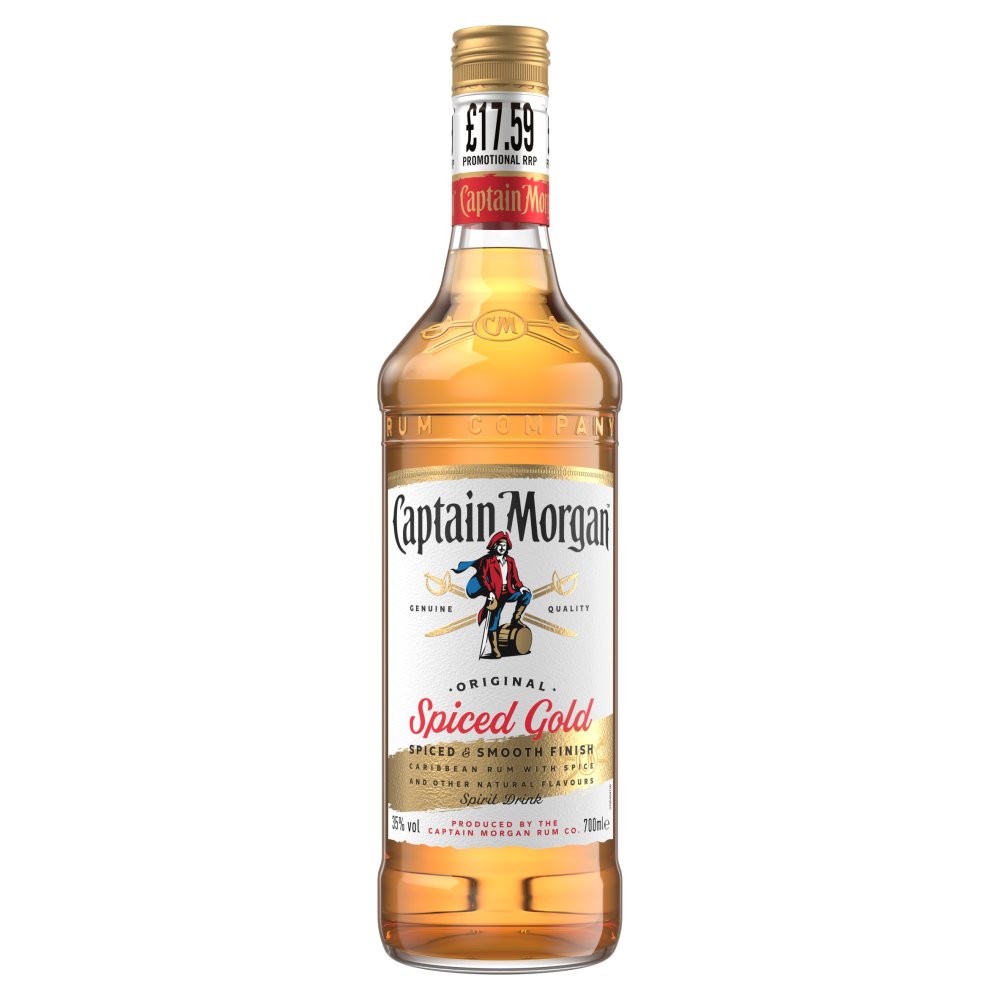 Captain Morgan Original Spiced Gold Rum 35% vol 70c