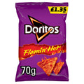 Doritos Extra Flamin' Hot Sharing Bag Crisps 70g