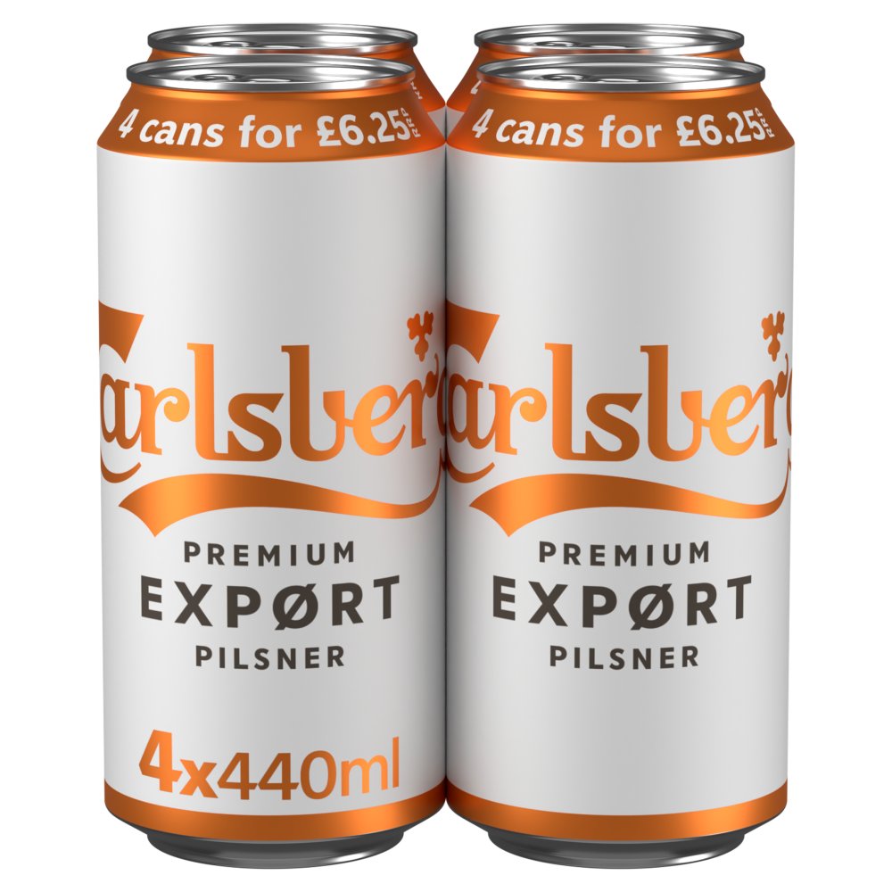 Carlsberg Premium Export Pilsner 4 x 440ml