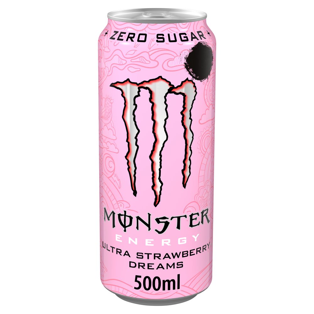 Monster Energy Ultra Strawberry Dreams Strawberry Flavour 500ml