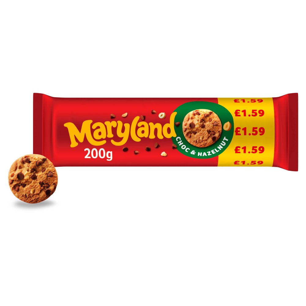 Maryland Choc & Hazelnut 200g