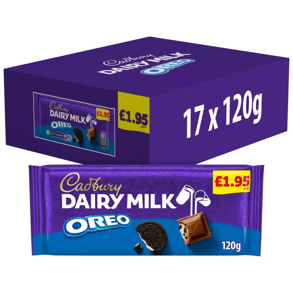 Cadbury Dairy Milk Oreo Chocolate 120g