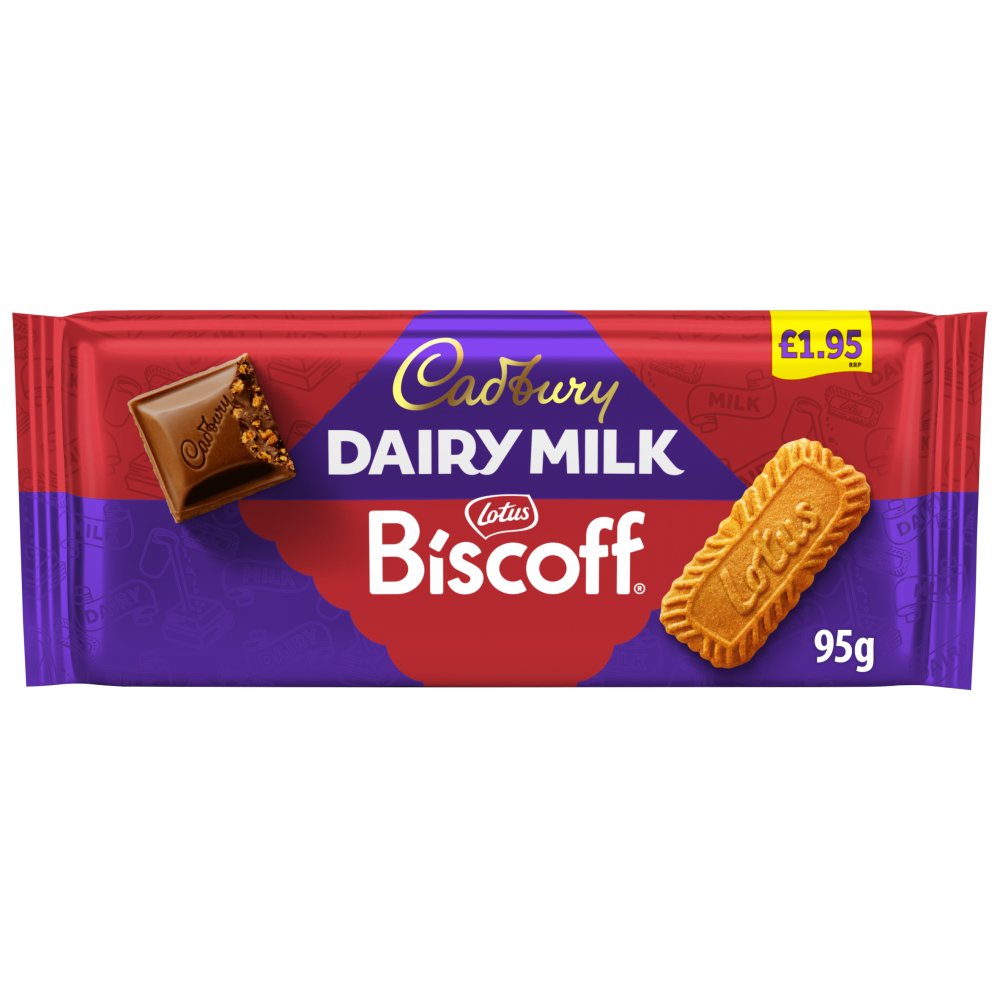 Cadbury Dairy Milk Biscoff Chocolate 95g
