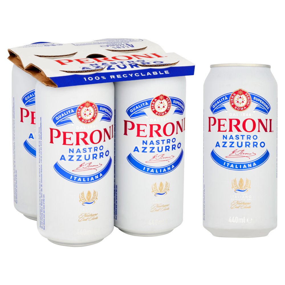 Peroni Nastro Azzurro 4 x 440ml