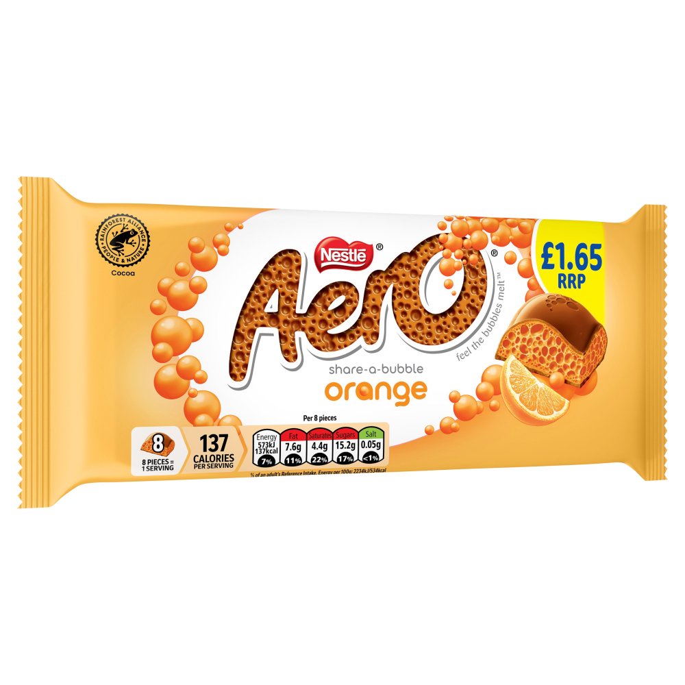 Aero Orange Chocolate Sharing Bar 90g