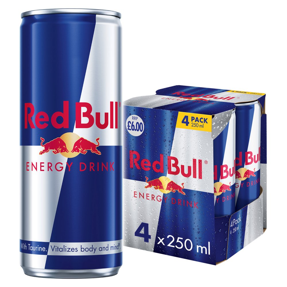 Red Bull Energy Drink 4 x 250ml