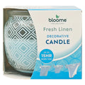 Bloome Sleeve Scented Candle Fresh Linen 85g