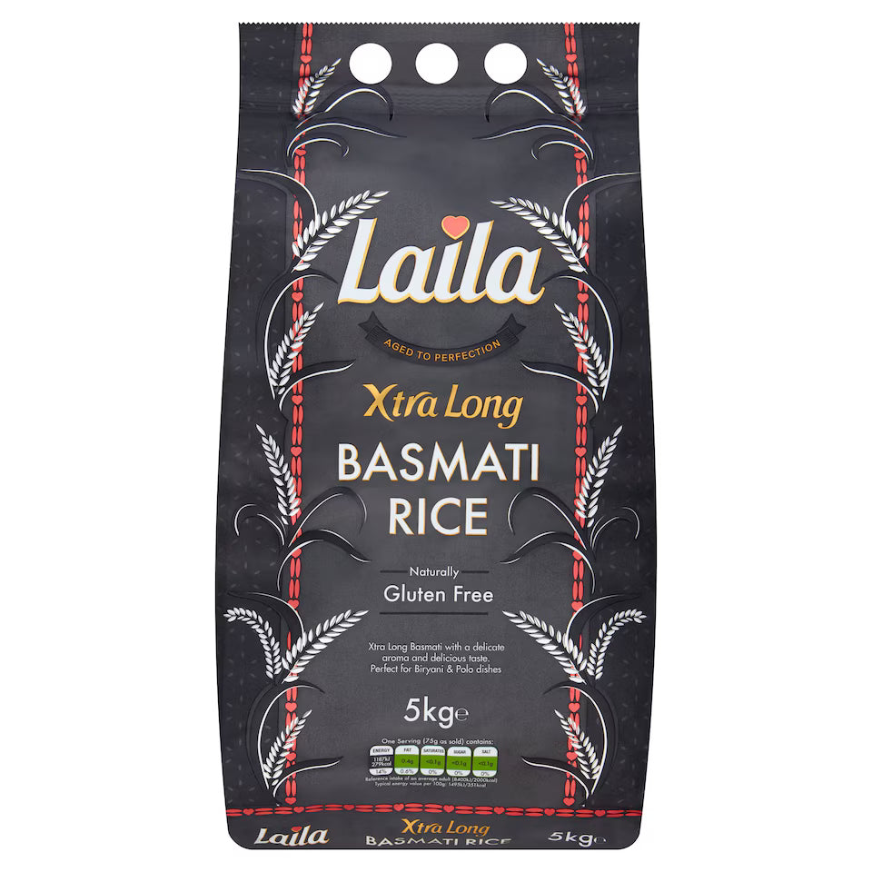 Laila Basmati Extra Long Rice 5kg
