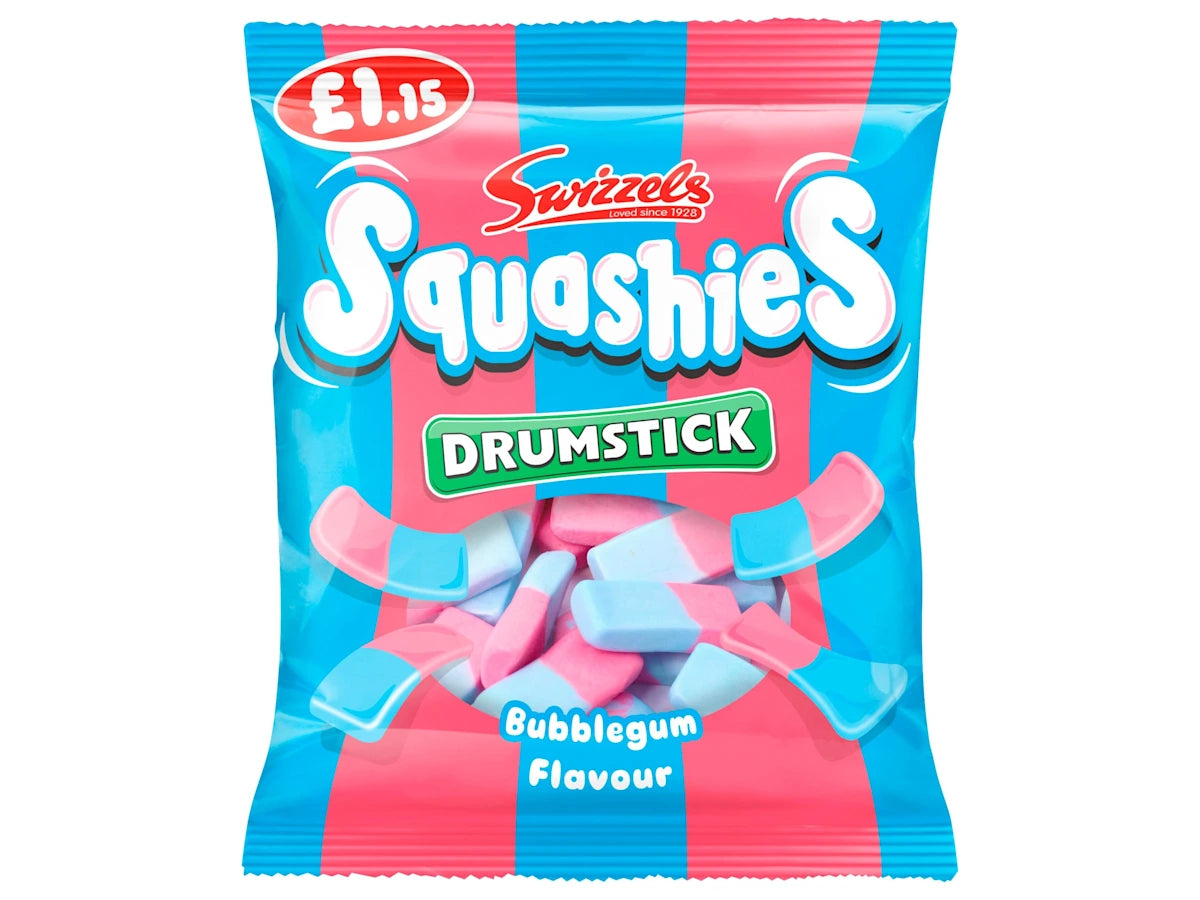 Swizzels Drumstick Squashies Bubblegum Flavour 120g