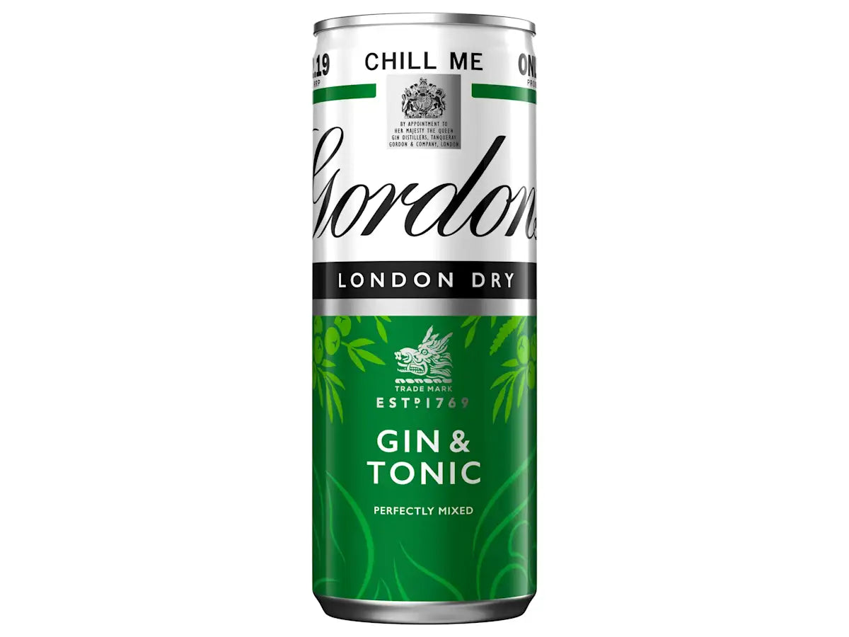 Gordon's Gin & Tonic 5% vol 250ml Can