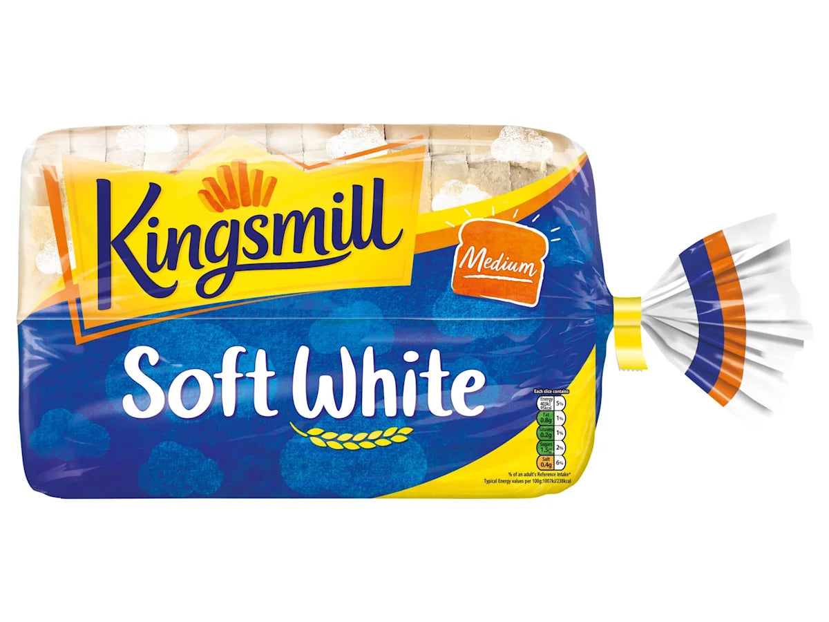 Kingsmill Soft White Bread Medium 800g