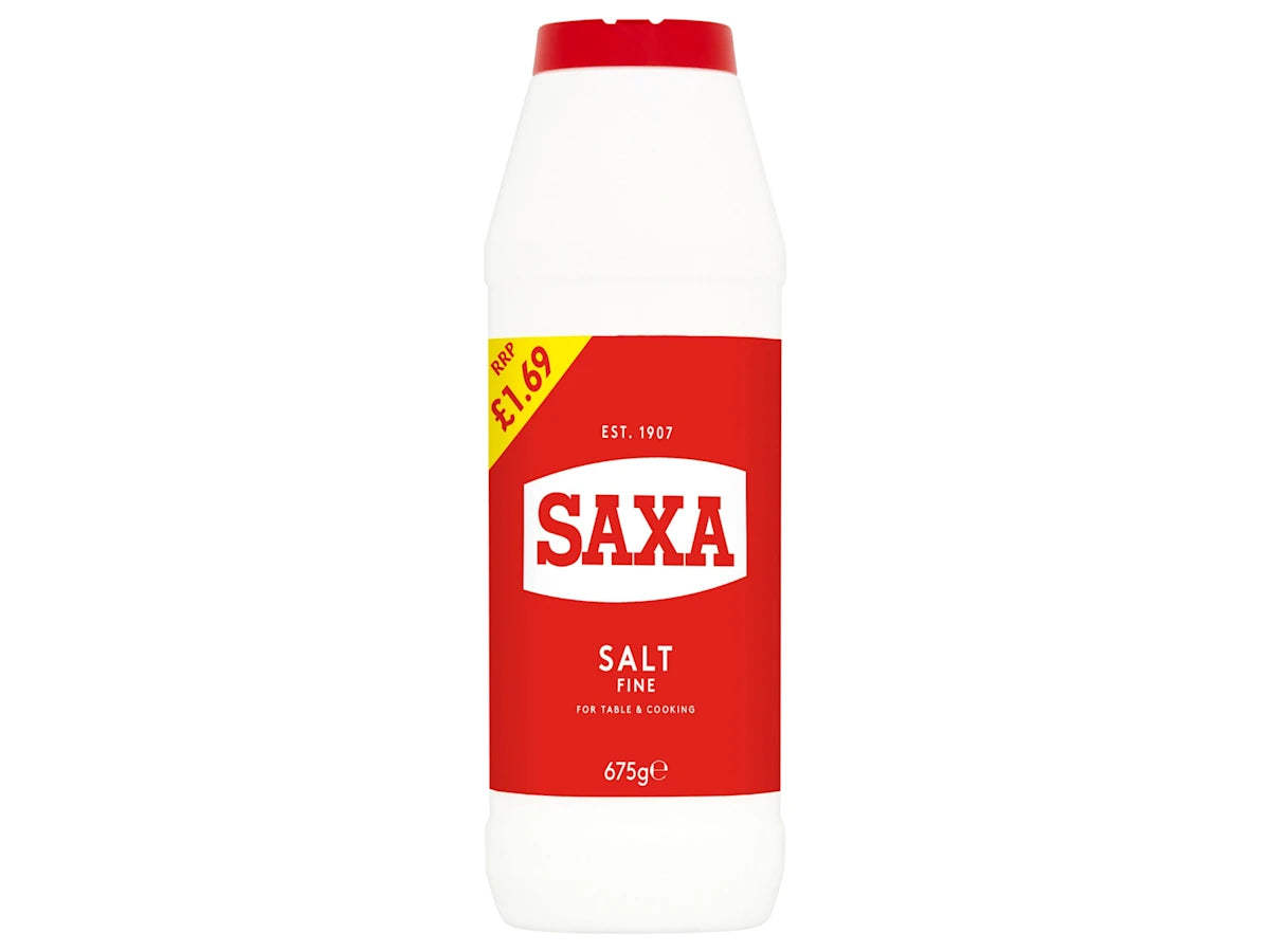 Saxa Fine Salt 675g
