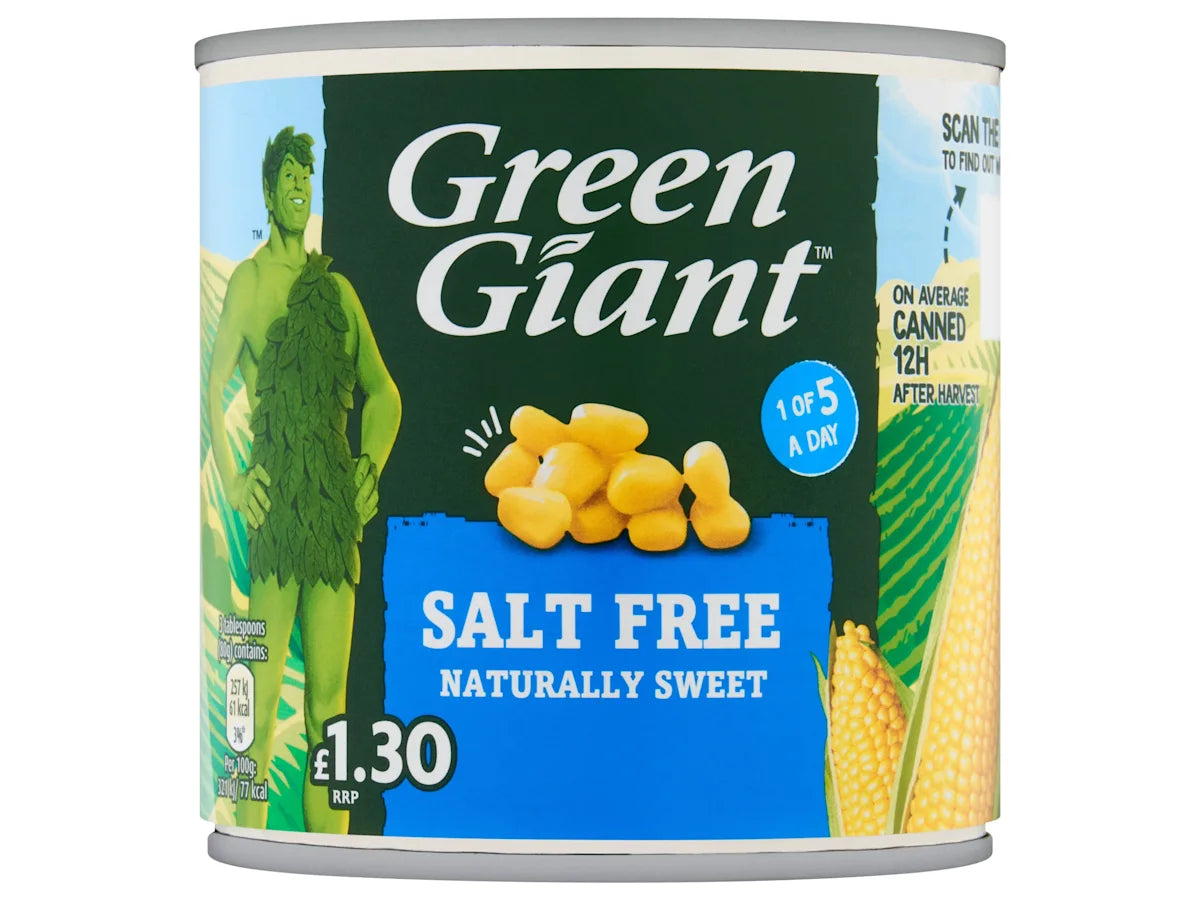 Green Giant Salt Free 340g