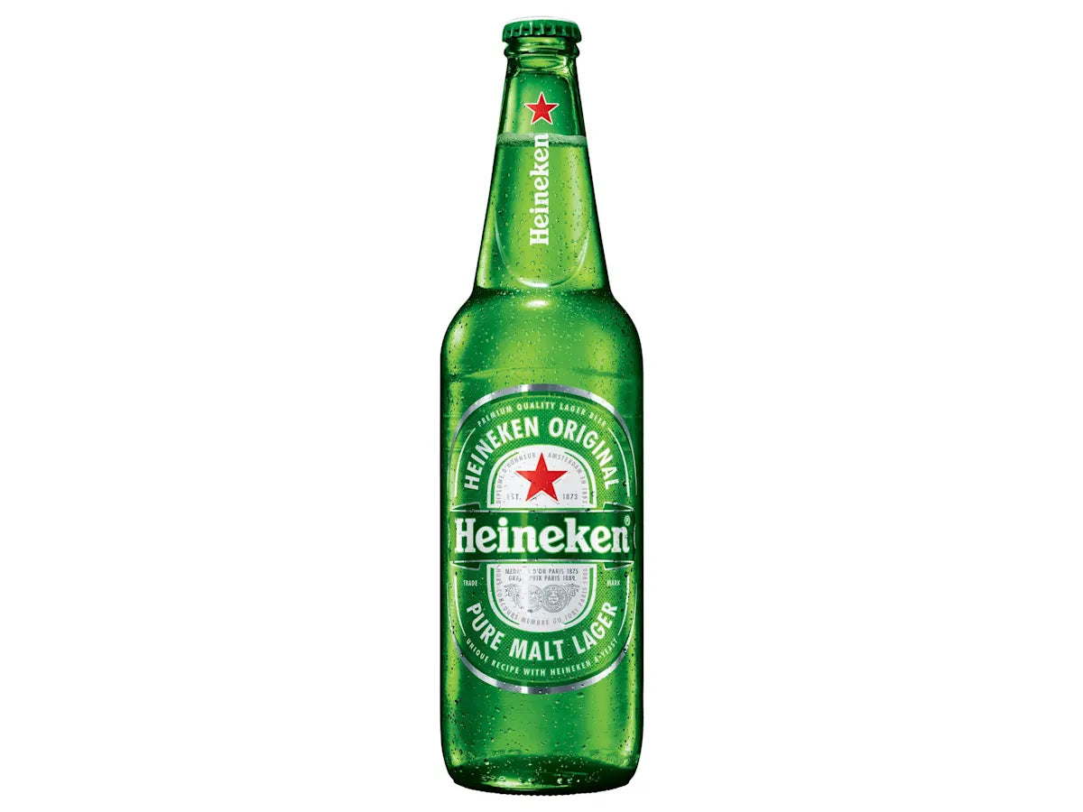 Heineken Orginal Pure Malt Lager Beer Bottle 650ml