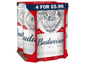 Budweiser Beer 4 x 440ml
