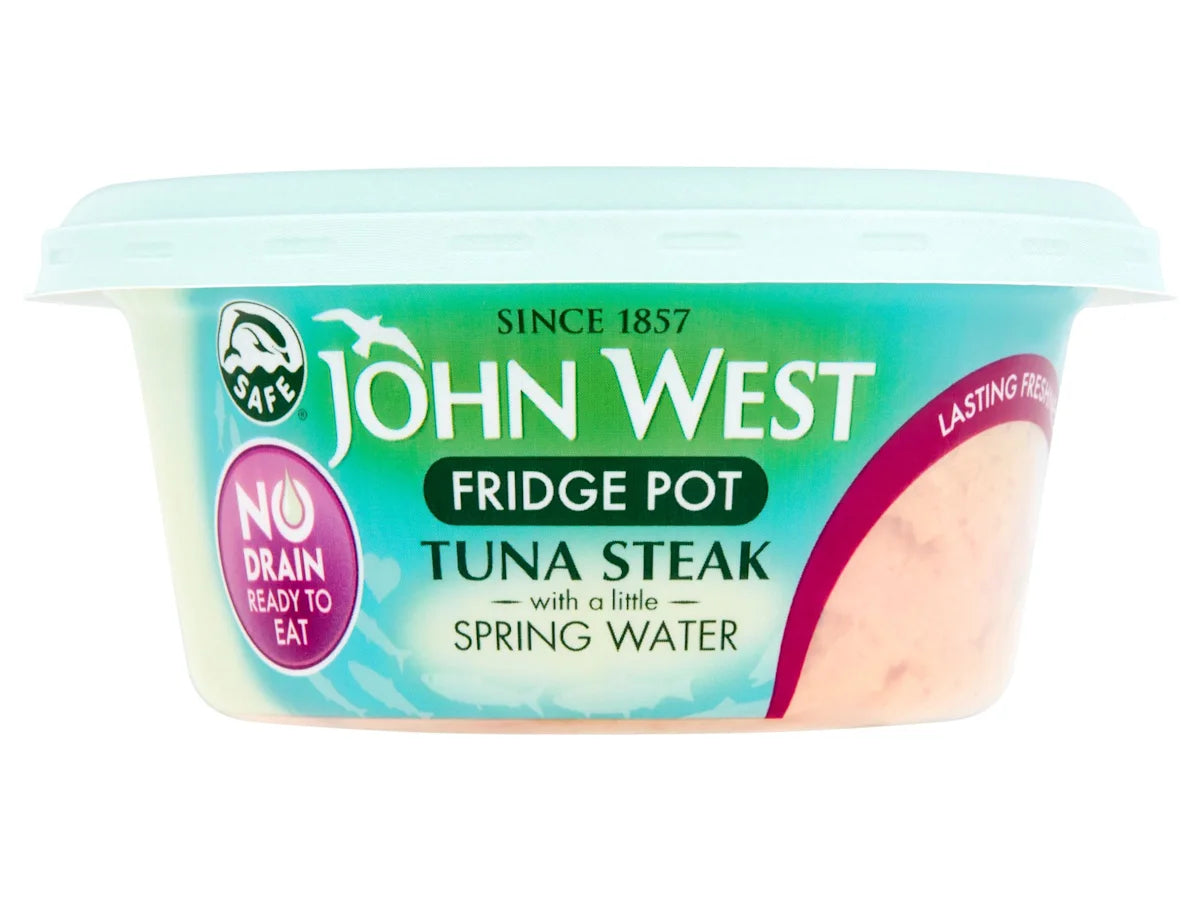 John West Fridge Pot Tuna Steak with a Little Spring Water 110g