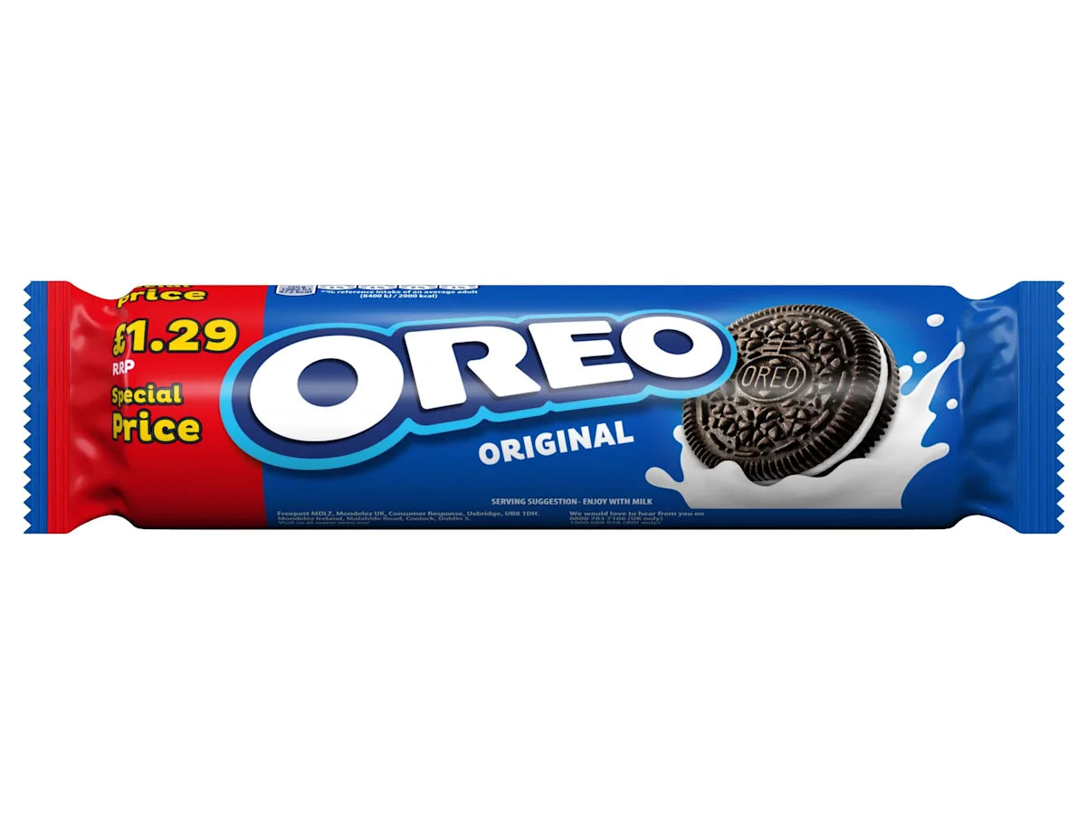 OREO Original Vanilla Sandwich Biscuits 154g