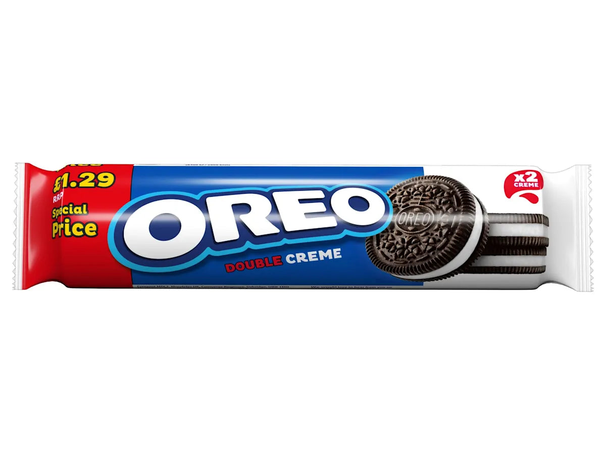 OREO Double Creme Vanilla Sandwich Biscuits 157g