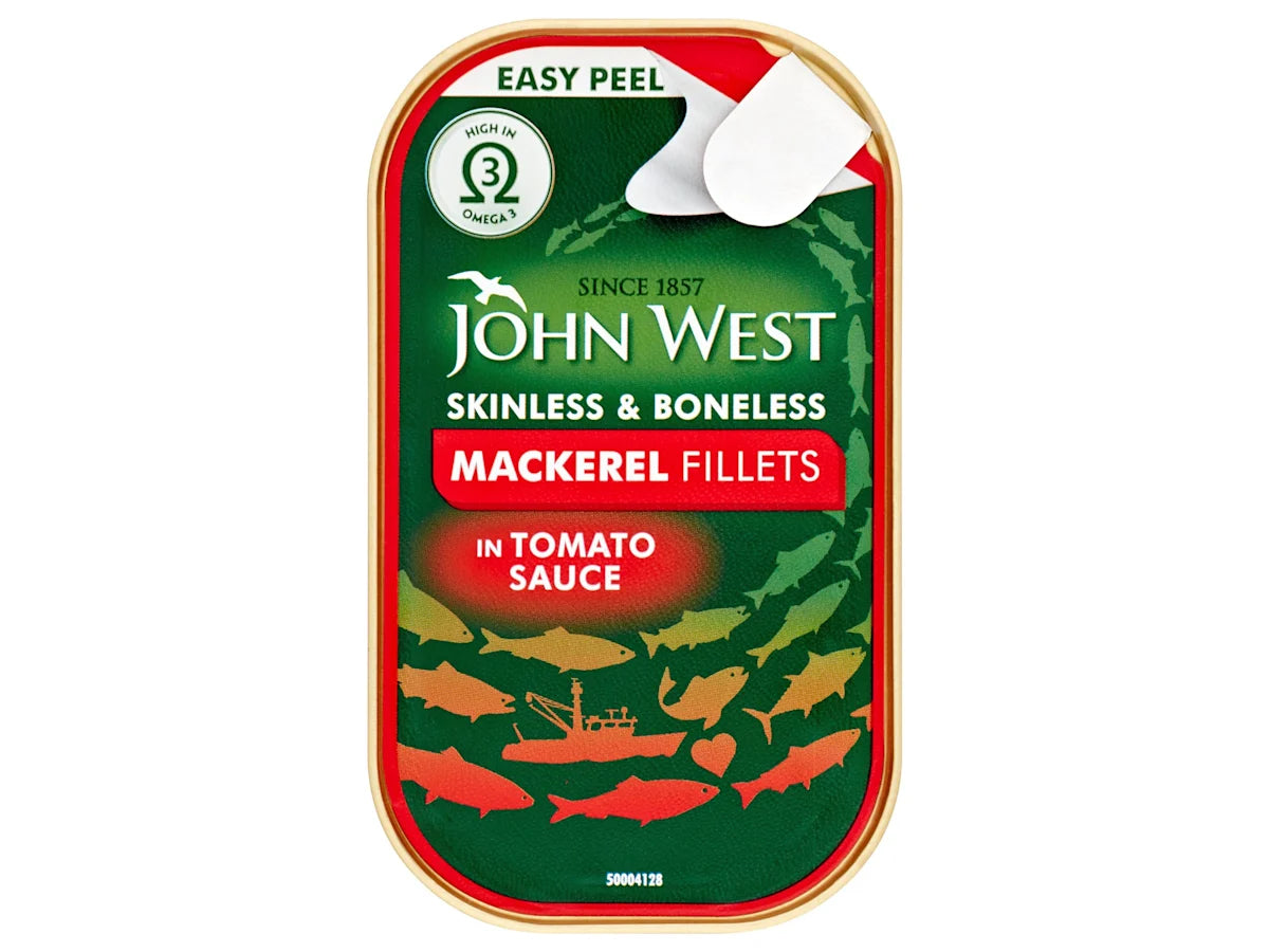 John West Mackerel Fillets in Tomato Sauce 115g