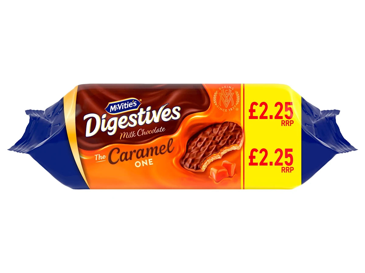 McVitie's Digestives Milk Chocolate The Caramel 250g