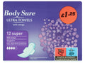 Body Sure 12 Super Ultra Towels with Wings