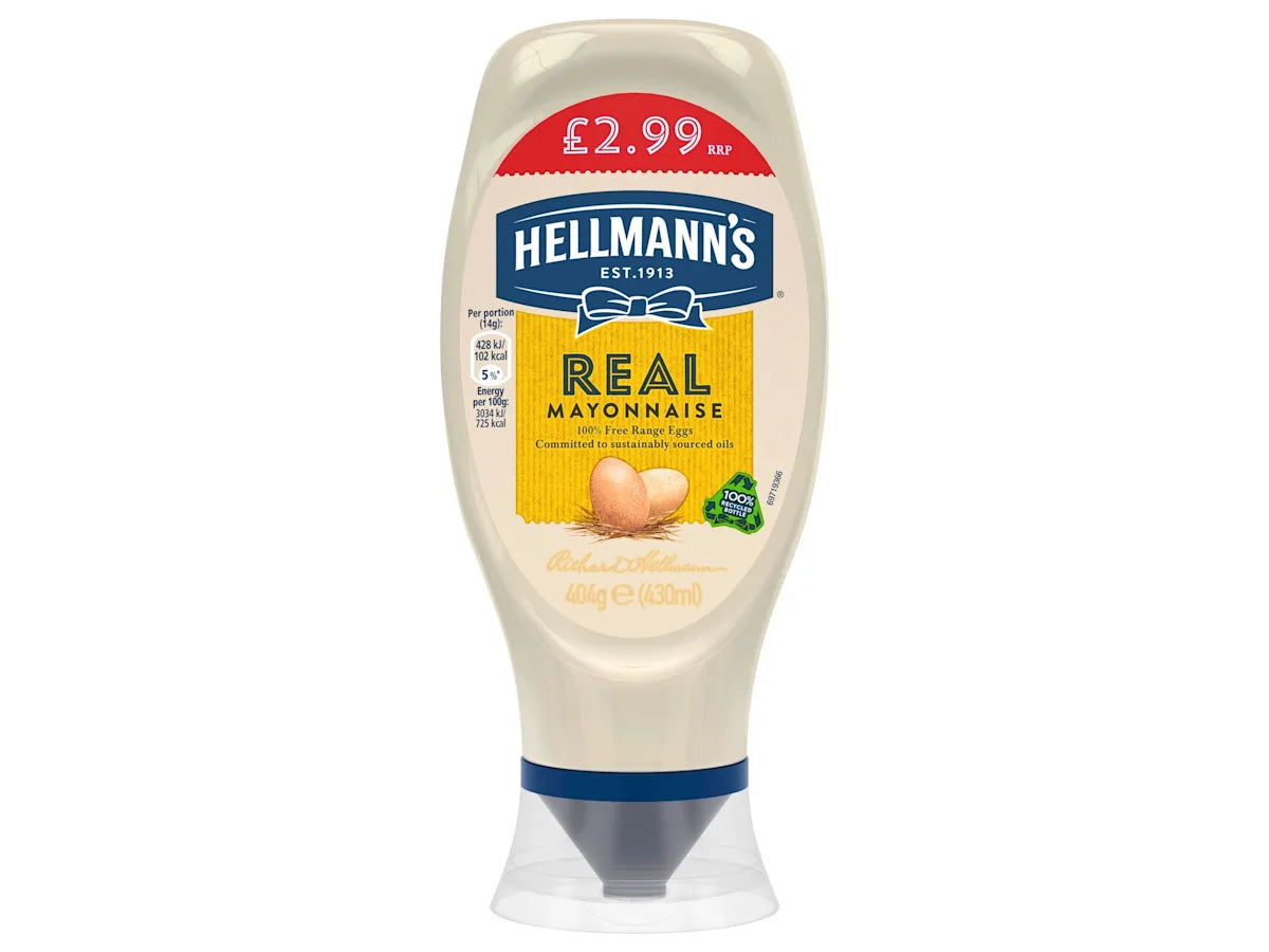 Hellmann's Squeezy Mayonnaise Real 430ml