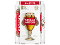 Stella Artois Premium Lager Beer 4 x 568ml