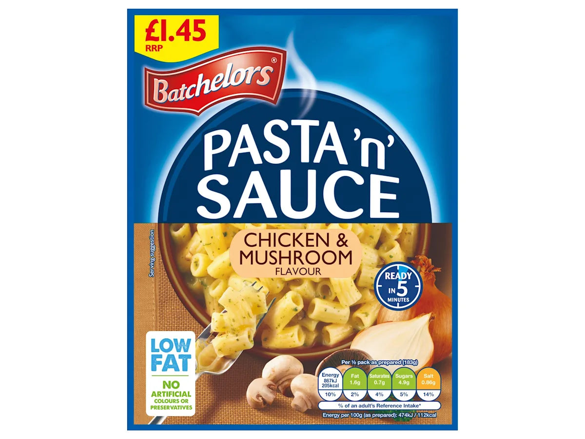 Batchelors Pasta 'n' Sauce Chicken & Mushroom Flavour 99g
