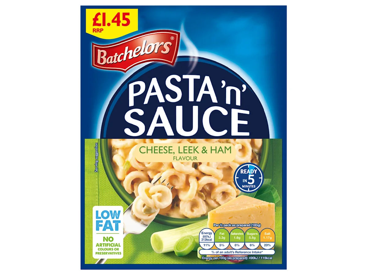 Batchelors Pasta'n' Sauce Cheese, Leek & Ham Flavour 99g