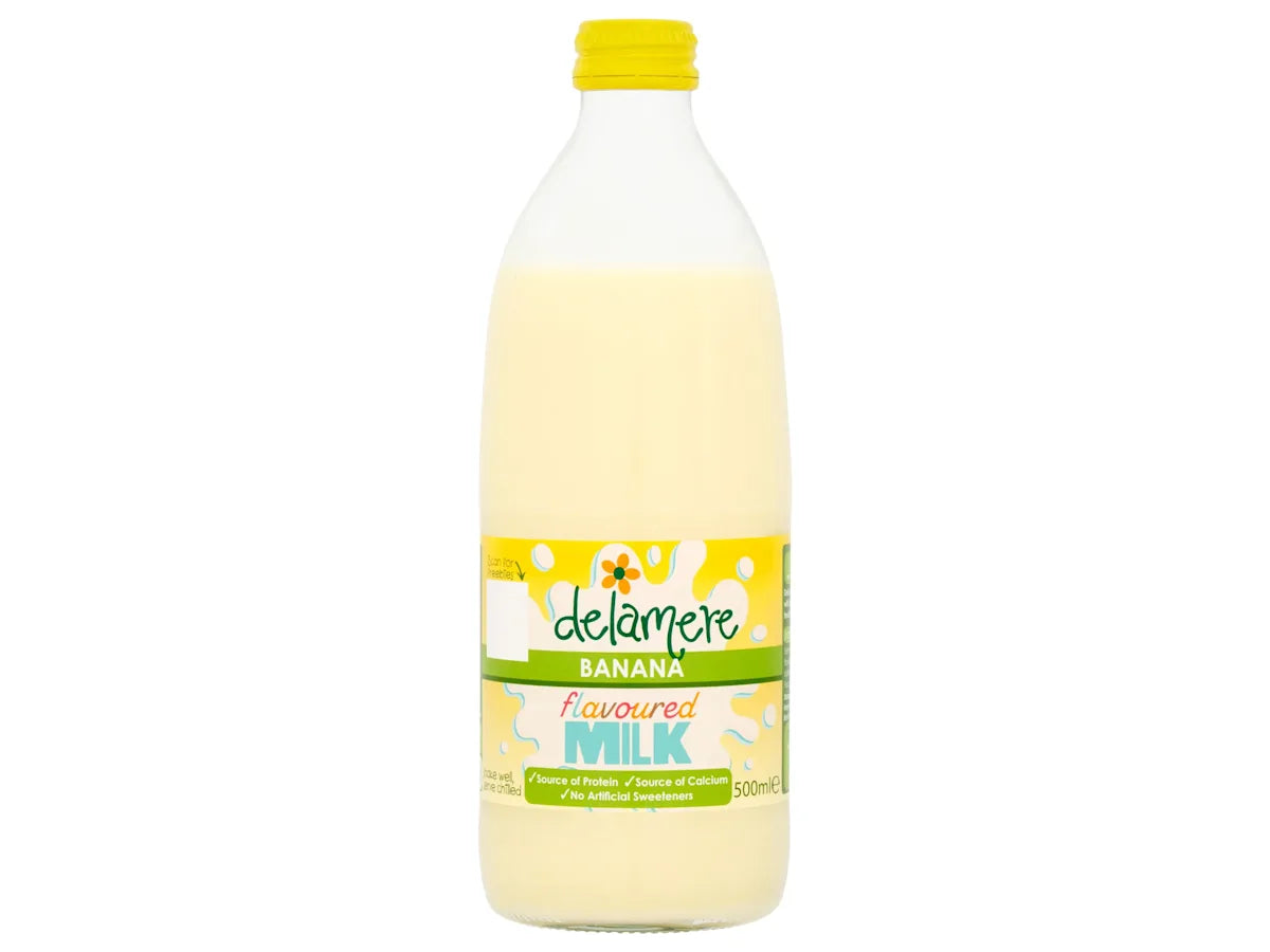 Delamere Banana Flavoured Milk 500ml
