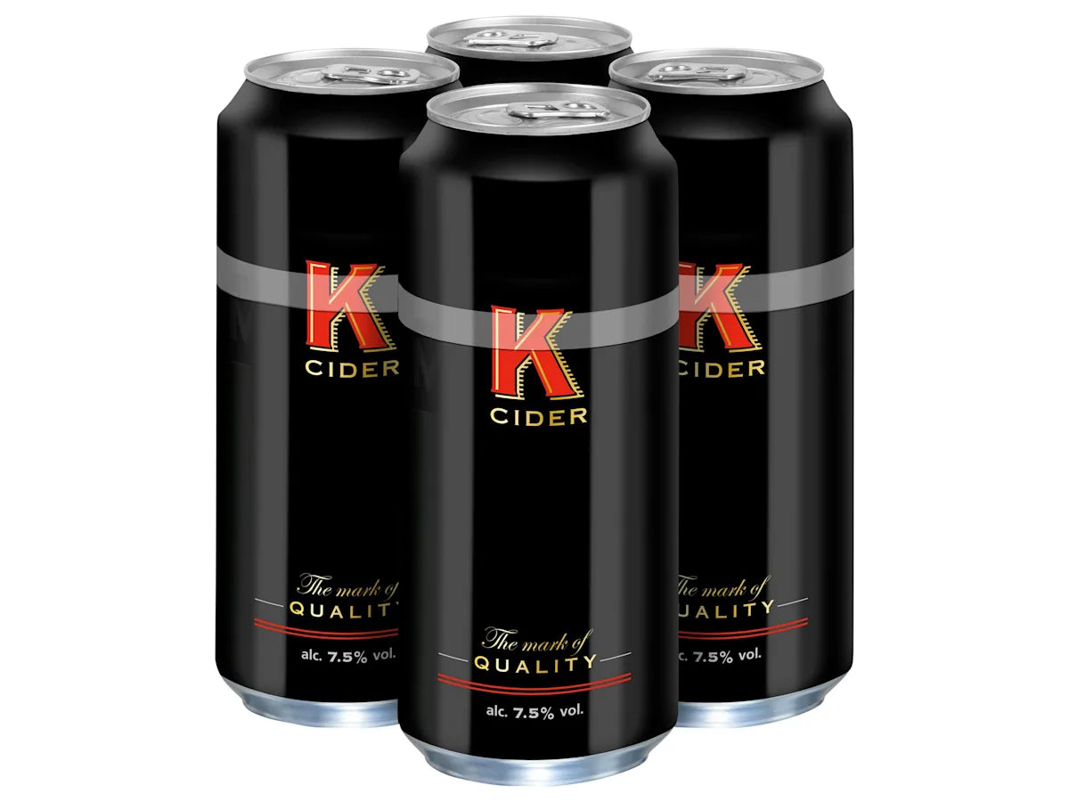 K Cider Cans 4 x 500ml