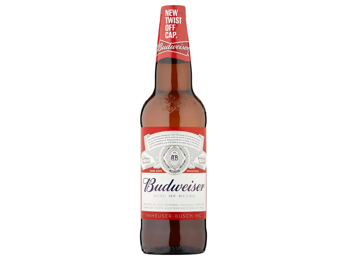 Budweiser Lager Beer Bottle 660ml