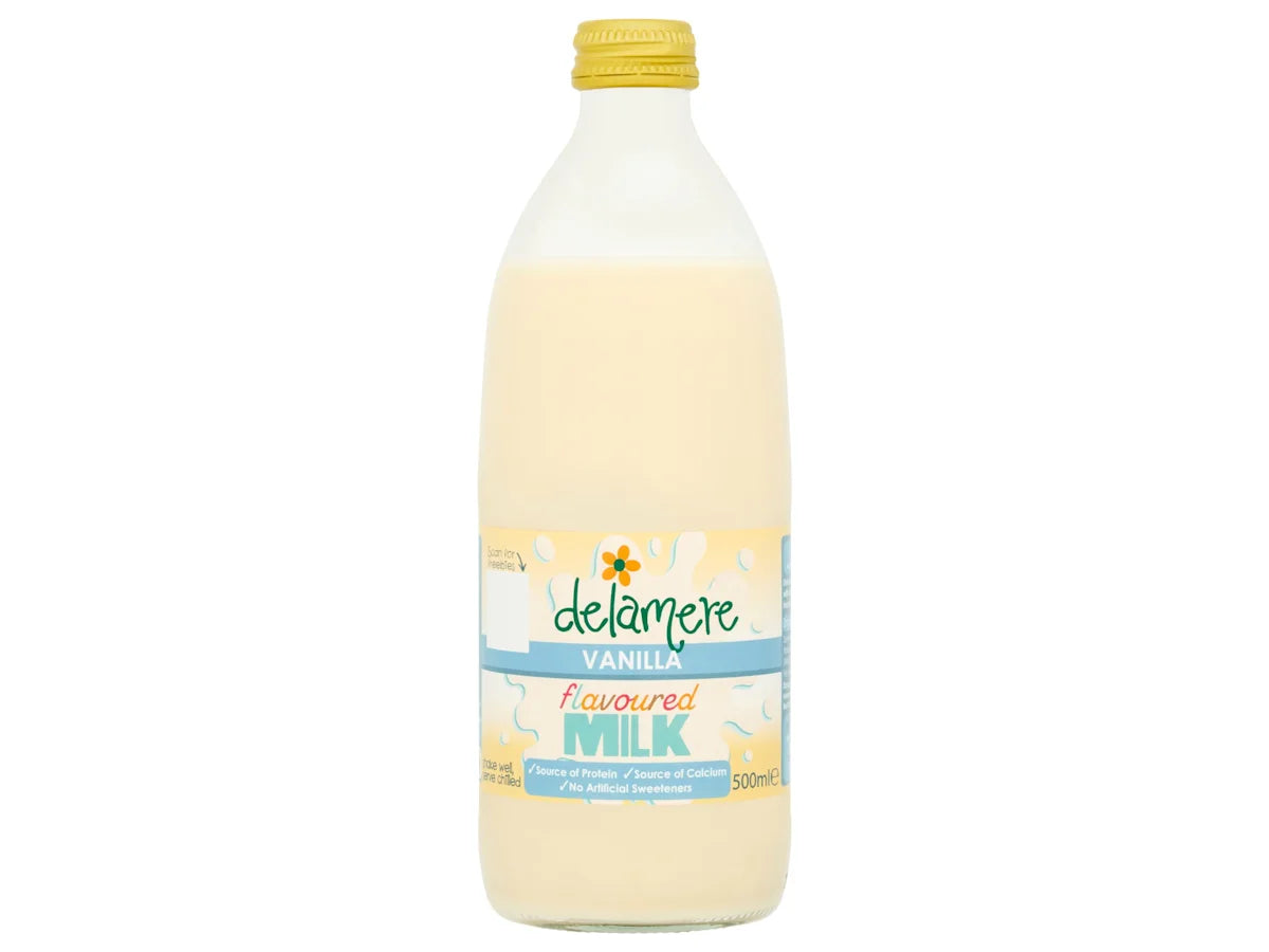 Delamere Vanilla Flavoured Milk 500ml