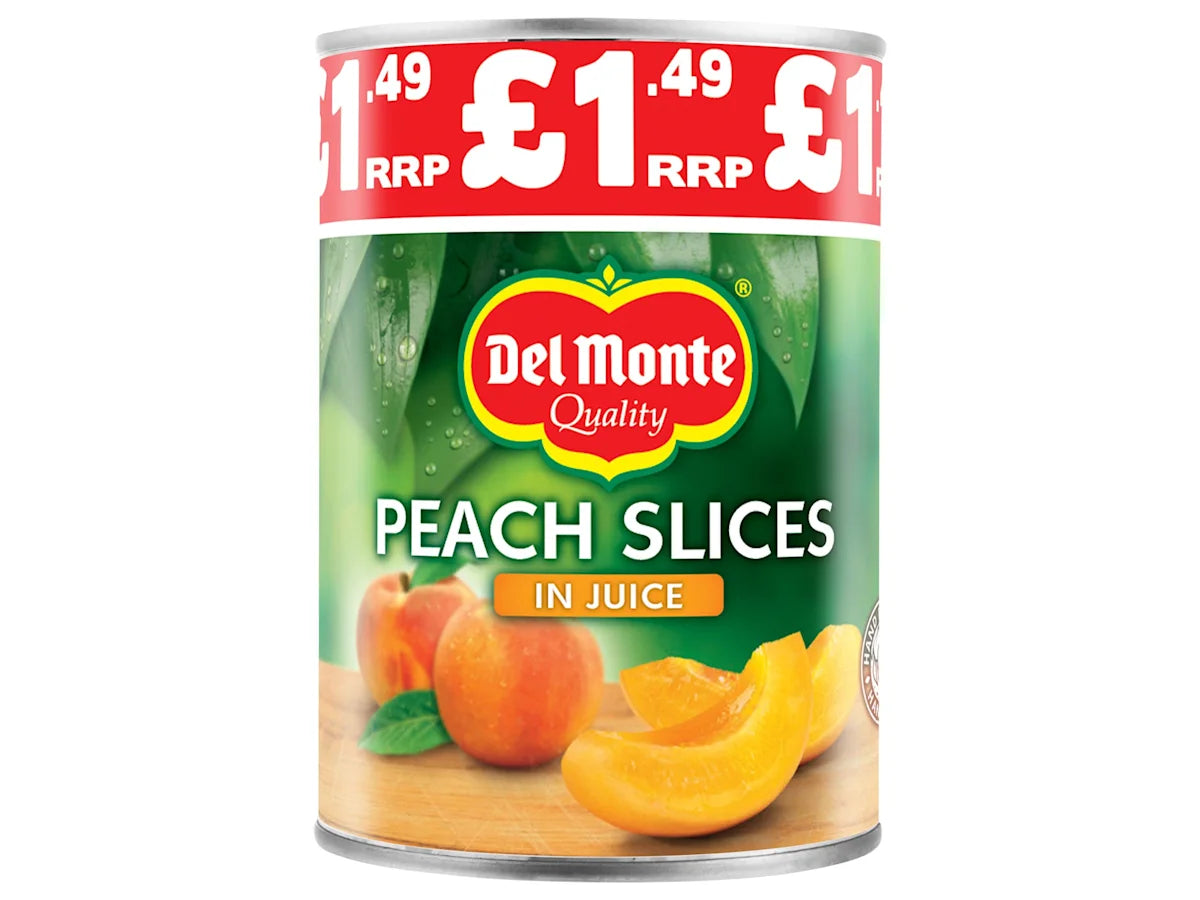 Del Monte Quality Peach Slices in Juice 415g